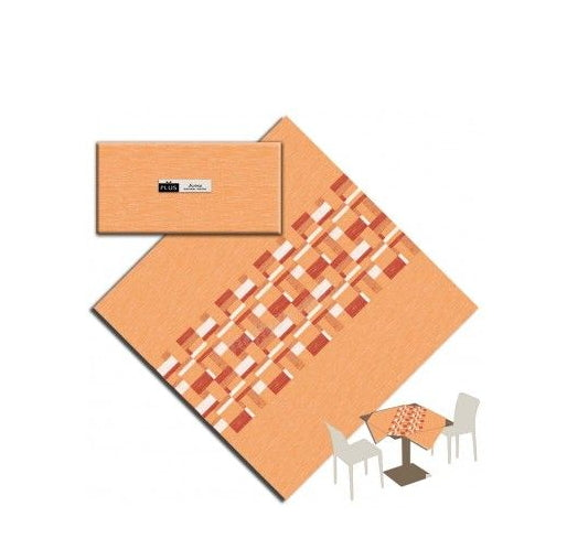 Tovaglia 120x120 Airlaid Packservice Plus Kuadra Arancio 100 Pezzi