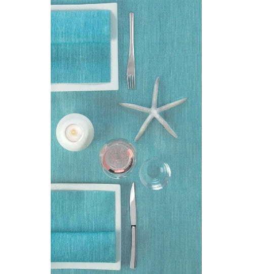 Tovaglietta Runner You & Me 120x48 Spunlace Packservice Melange Petrolio 200 Pezzi