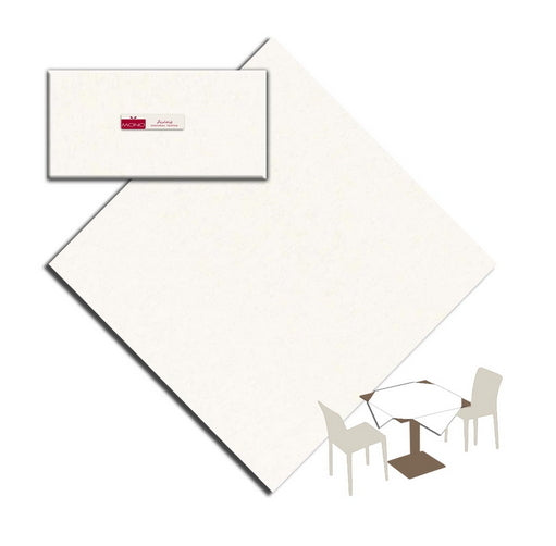 Tovaglia 100x100 Airlaid Packservice Mono Bianco 100 Pezzi
