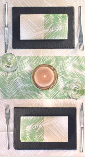 Tovaglia 100x100 Airlaid Packservice Mono Oasi Verde 100 Pezzi