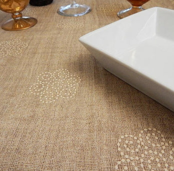 Tovaglia 140x140 Spunlace Packservice Micro Rosita Cacao 50 Pezzi