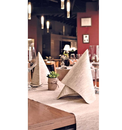 Tovaglia 100x100 Airlaid Packservice Plus Tosca Nocciola 100 Pezzi