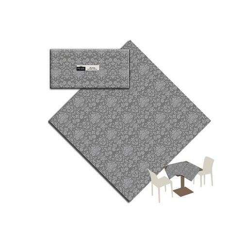 Tovaglia 100x100 Airlaid Packservice Plus Victoria Grigio 100 Pezzi