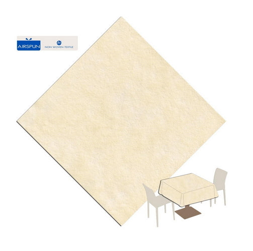 Tovaglia 140x140 Airspun Packservice Color Crema 70 Pezzi