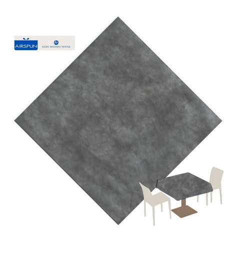 Tovaglia 140x140 Airspun Packservice Color Grigio 70 Pezzi