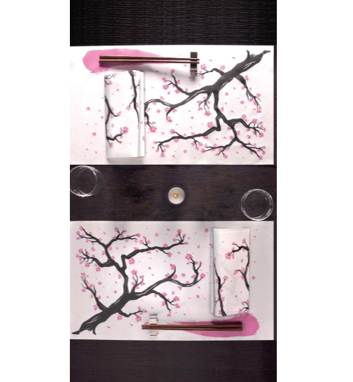 Tovaglioli 40x40 Airlaid Packservice Plus Sakura Rosa 800 Pezzi