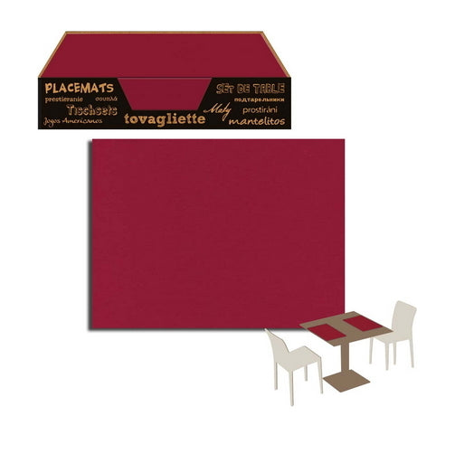 Tovaglietta 30x40 Airlaid Packservice Plus Color Bordeaux 1000 Pezzi