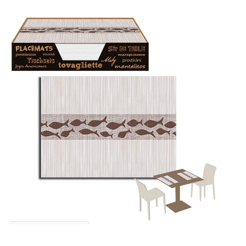 Tovaglietta 30x40 Airlaid Packservice Plus Marea Cacao 1000 Pezzi