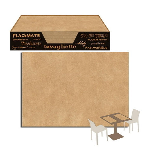 Tovaglietta 35x50 Carta Kraft Avana Packservice Rustico Paglia 600 Pezzi