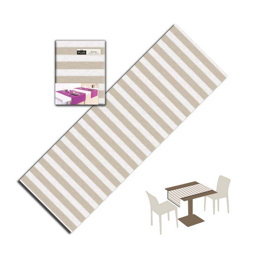 Tovaglietta Runner You & Me 120x48 Airlaid Packservice Plus Band Sabbia 200 Pezzi