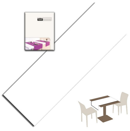 Tovaglietta Runner You & Me 120x48 Airlaid Packservice Plus Color Bianco 200 Pezzi