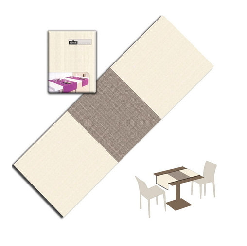 Tovaglietta Runner You & Me 120x48 Spunlace Packservice Maison Cacao 200 Pezzi