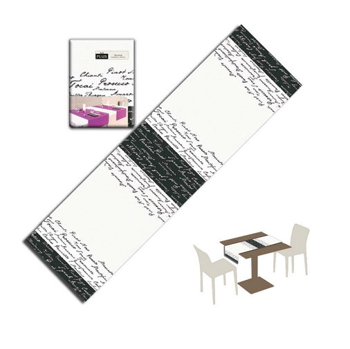 Tovaglietta Runner You & Me 120x48 Airlaid Packservice Plus Wine Nero 200 Pezzi