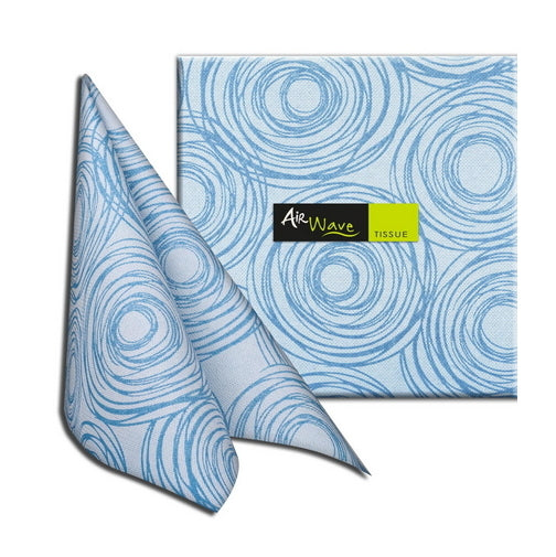 Tovaglioli 40x40 TNT Packservice Airwave Bolas Multisoft Mare 960 Pezzi