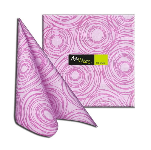 Tovaglioli 40x40 TNT Packservice Airwave Bolas Multisoft Viola 960 Pezzi