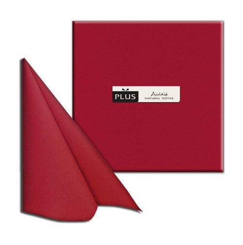 Tovaglioli 40x40 Airlaid Packservice Plus Color Bordeaux 800 Pezzi