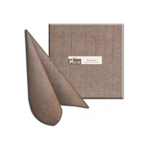 Tovaglioli 40x40 Spunlace Packservice Micro Gaia Cacao 800 Pezzi