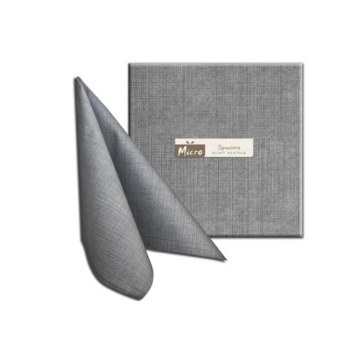 Tovaglioli 40x40 Spunlace Packservice Micro Gaia Grigio 800 Pezzi