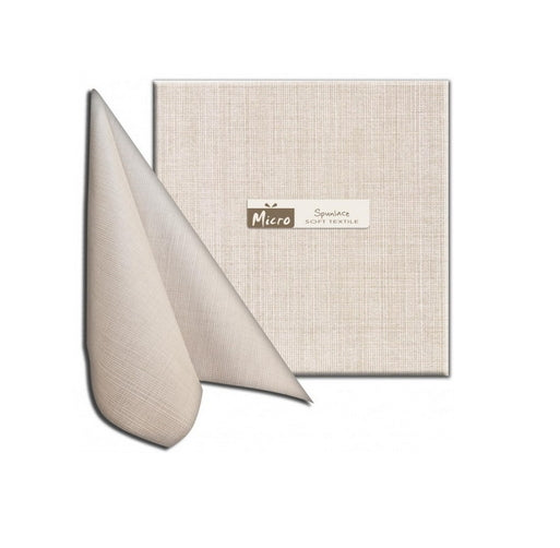 Tovaglioli 40x40 Spunlace Packservice Micro Gaia Panna 800 Pezzi
