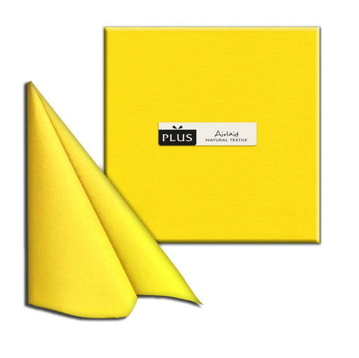 Tovaglioli 40x40 Airlaid Packservice Plus Color Giallo 800 Pezzi