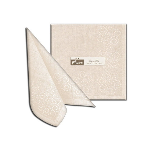 Tovaglioli 40x40 Spunlace Packservice Micro Rosita Sabbia 800 Pezzi