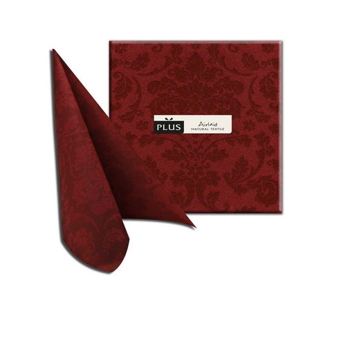 Tovaglioli 40x40 Airlaid Packservice Plus Victoria Bordeaux 800 Pezzi
