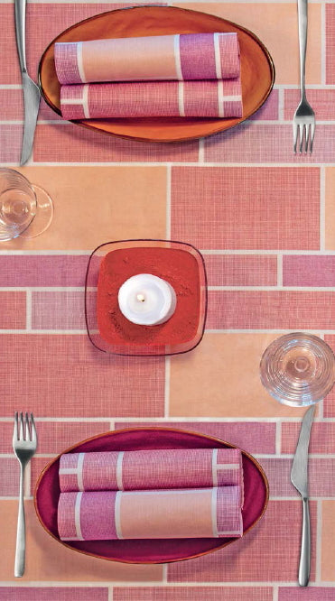 Tovaglioli 40x40 Spunlace Packservice Micro Urban Bordeaux 600 Pezzi