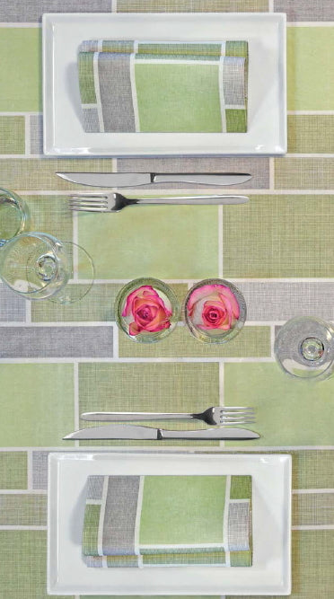 Tovaglioli 40x40 Spunlace Packservice Micro Urban Verde 800 Pezzi