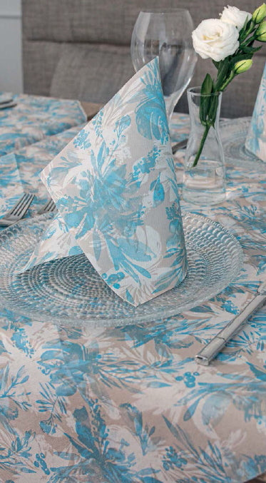 Tovaglioli 40x40 Airlaid Packservice Plus Zoe Celeste 800 Pezzi