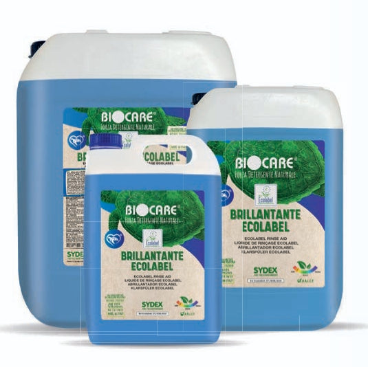 Brillantante Lavastoviglie Ecolabel Sydex Biocare 5kg x 2 Pezzi