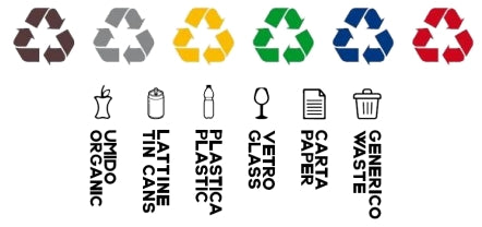 Contenitore Raccolta Differenziata Inox Modulare