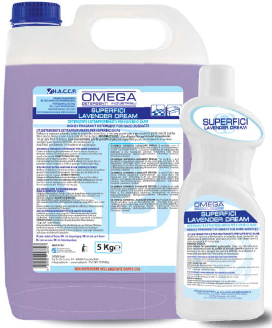 Detergente Profumato Superfici Sydex Omega Lavender Dream 1L x 12 Pezzi