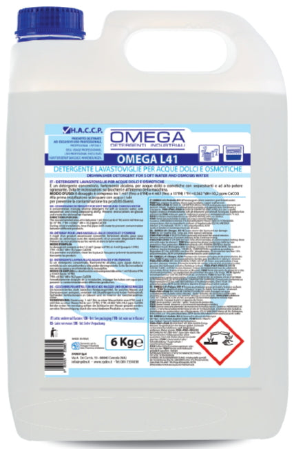 Detergente Lavastoviglie Sydex Omega L41 6kg x 4 Pezzi