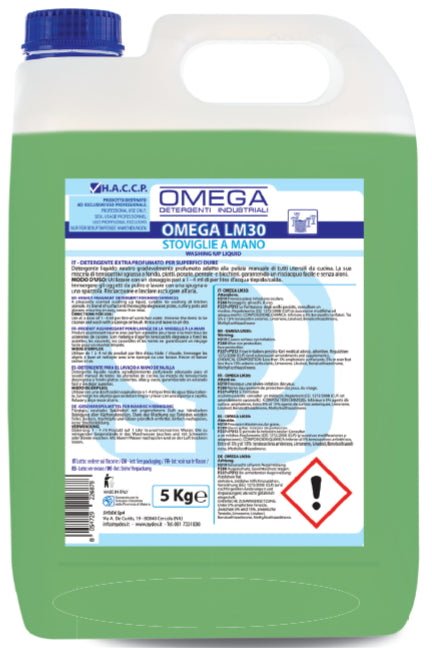 Detergente Stoviglie a Mano Sydex Omega LM30 5kg x 4 Pezzi