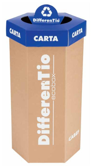 Contenitore Ecocompatibile Per Raccolta Differenziata CartOne - Da 35 A 70 L Contenitore Ecocompatibile Per Raccolta Differenziata CartOne - Da 35 A 70 L