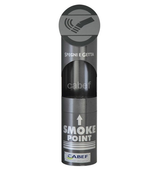 Posacenere Getta Sigarette per Esterno in Acciaio Inox Mini Smoke Point