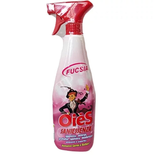 Deodorante Saniessenza Oies Fragranza Fucsia 750ml x 12 pezzi