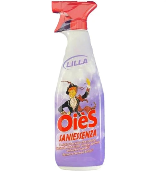 Deodorante Saniessenza Oies Fragranza Lilla 750ml x 12 pezzi