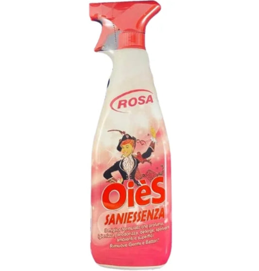 Deodorante Sanissenza Oies Fragranza Rosa 750ml x 12 pezzi