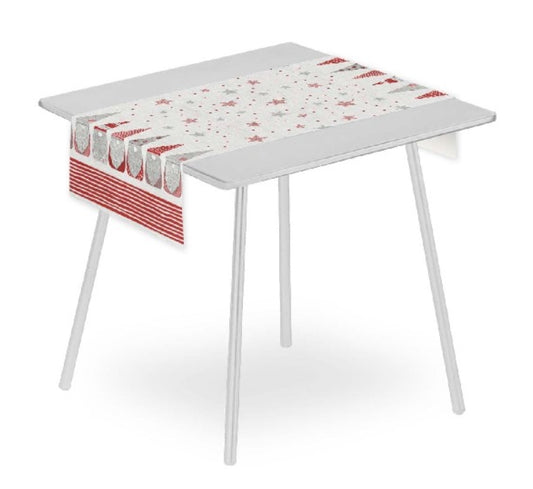 Tovaglietta Runner Natalizia You & Me 120x48 Airlaid Packservice Plus Gnom 200 Pezzi