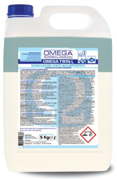 Sgrassatore Forte Bicomponente Sydex Omega Twin 5kg x 4 Pezzi