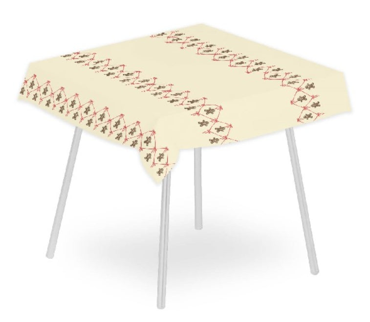 Tovaglia Natalizia 120x120 Airlaid Packservice Plus Dolce 100 Pezzi