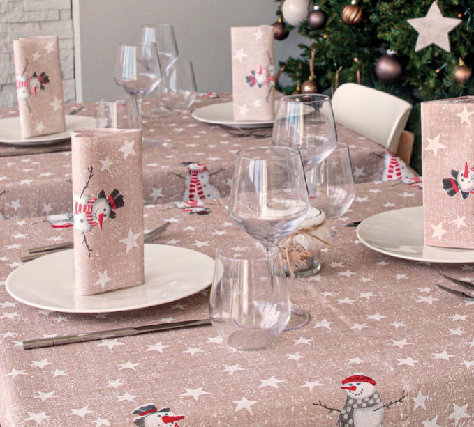 Tovaglioli Natalizi 40x40 Airlaid Packservice Plus Nevica 800 Pezzi