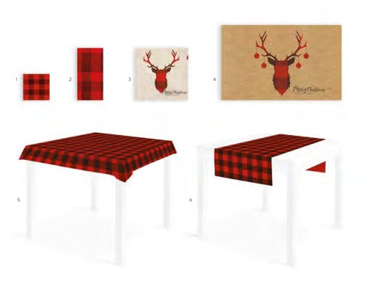 Tovagliolo Con Tasca Portaposate 40x40 Airlaid Packservice Plus Rifugio 800 Pezzi