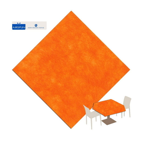 Tovaglia 140x140 Airspun Packservice Color Arancio 70 Pezzi