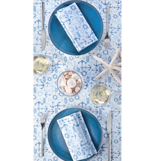Tovaglioli 40x40 Spunlace Packservice Nuvola Approdo Blue 800 Pezzi