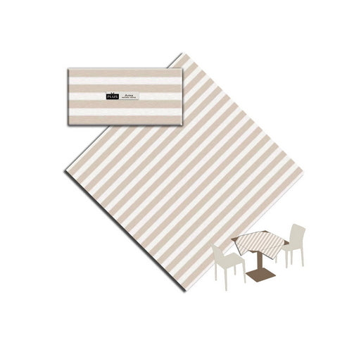 Tovaglia 120x120 Airlaid Packservice Plus Band Sabbia 100 Pezzi