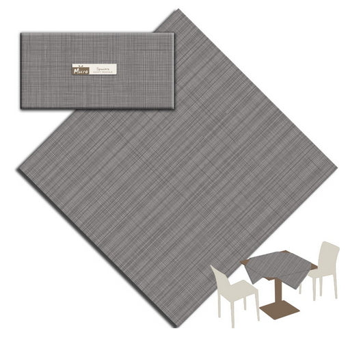 Tovaglia 100x100 Spunlace Packservice Micro Gaia Grigio 80 Pezzi
