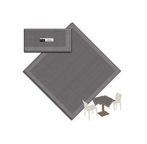 Tovaglia 100x100 Airlaid Packservice Plus Iuta Grigio 100 Pezzi