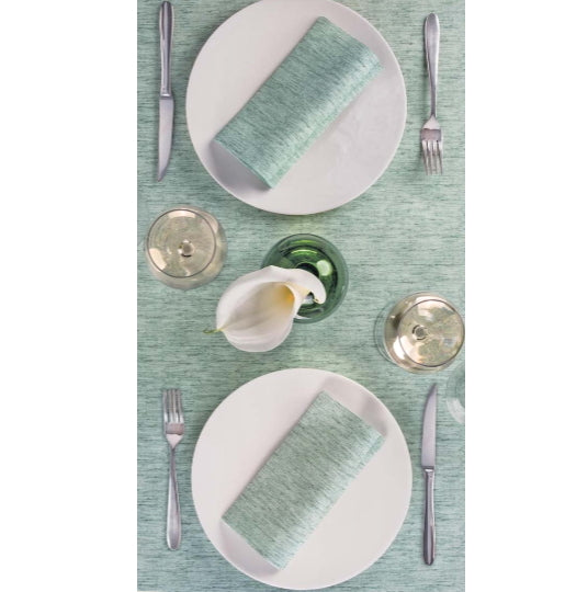 Tovaglietta Runner You & Me 120x48 Airlaid Packservice Plus Tosca Verde 200 Pezzi
